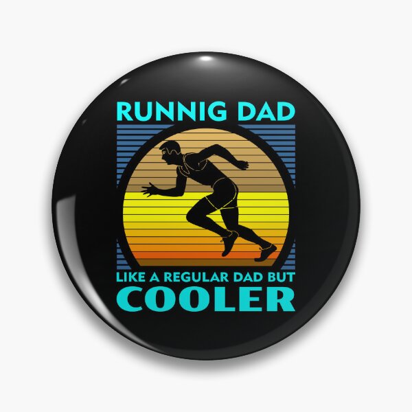 Item preview, Running Dad Just Like a Regular Dad but Cooler - Redbubble designed and sold by bluehatgraphics.