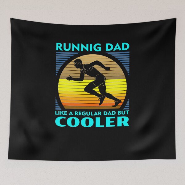 Item preview, Running Dad Just Like a Regular Dad but Cooler - Redbubble designed and sold by bluehatgraphics.
