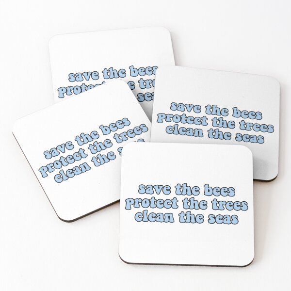 Item preview, Save the bees protect the trees clean the seas, Save the Ocean designed and sold by Stixdesigns.