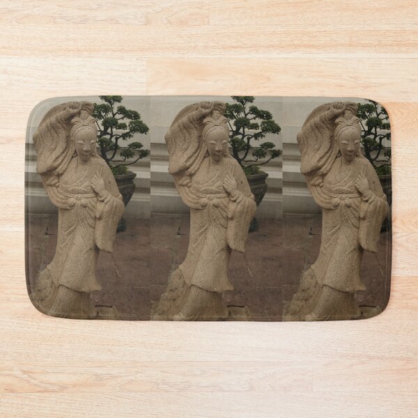 Item preview, Stone sculptures from an Asian woman at Wat Pho Buddha temple. 3 designed and sold by kall3bu.