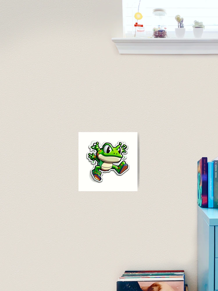 Thumbnail 2 of 3, Art Print, Frog designed and sold by PythonBase.