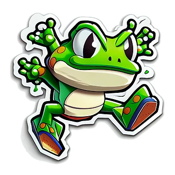 Artwork thumbnail, Frog by PythonBase