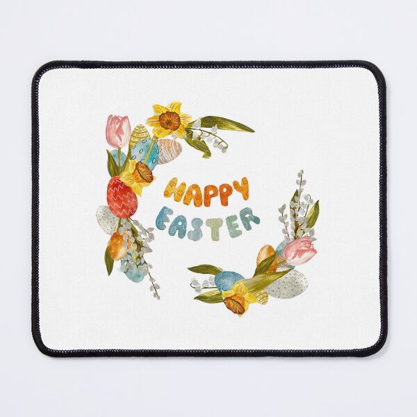 Item preview, Wreath flower Easter title willow a watercolor  designed and sold by Yana Mustafina | Boho Soulful Designs.