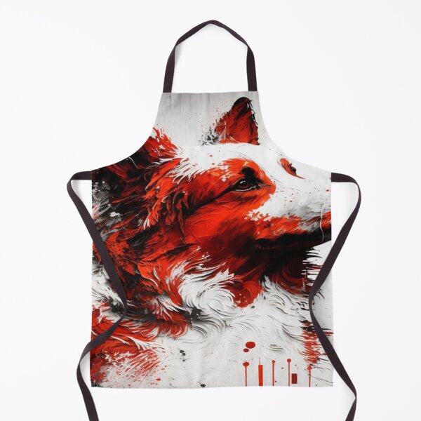 Item preview, Abstract Splash Painting Of A Dog In Black And Red Colours designed and sold by Unwind-Art-Work.