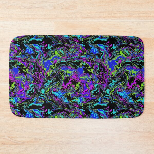 Artikelvorschau, Black pink purple green abstract entworfen und verkauft von awsomepatterns.
