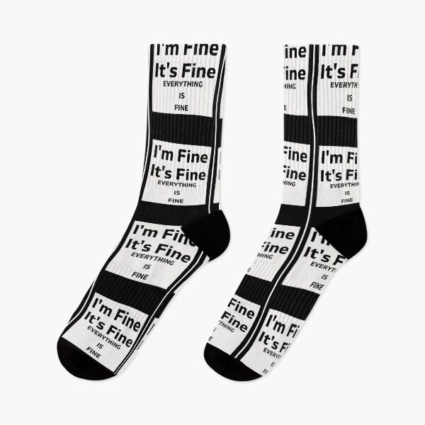 Item preview,  I'm fine it's fine everything is fine, funny, its fine, im fine, everything is fine, motivational, cute, life, goals, quote, meme, its fine im fine everything is fine designed and sold by Celebrationist.