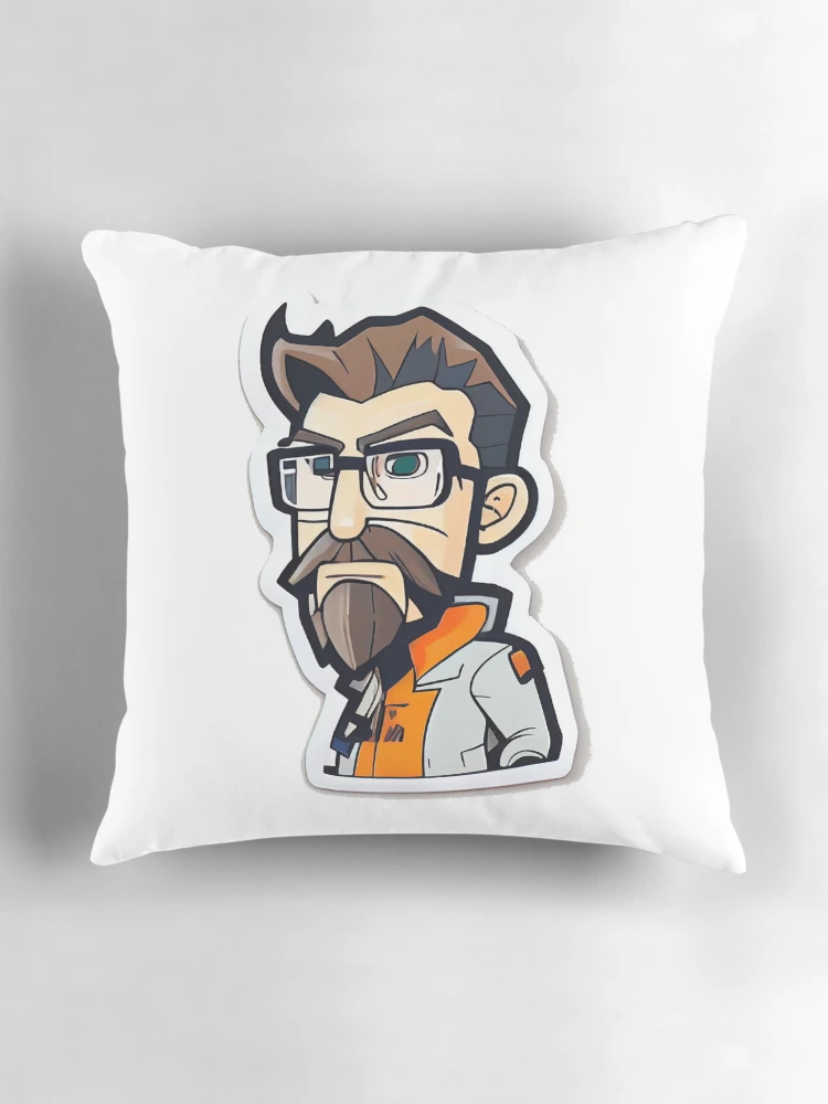 Thumbnail 3 of 4, Pillow, Gordon Freeman designed and sold by PythonBase.