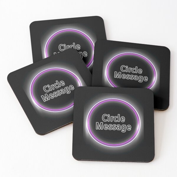 Item preview, Circle Message glowing purple circle                 designed and sold by trujilloorborne.