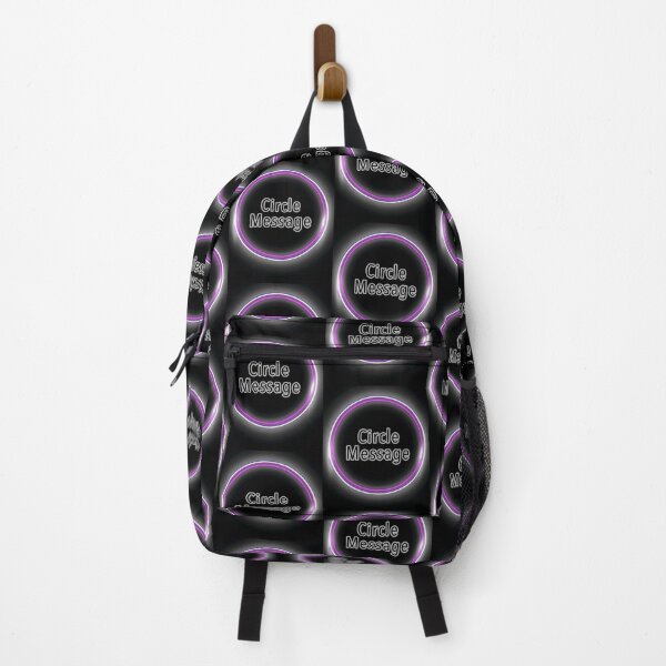 Item preview, Circle Message glowing purple circle designed and sold by trujilloorborne.