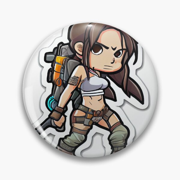 Item preview, Lara Croft cartoon Style designed and sold by PythonBase.