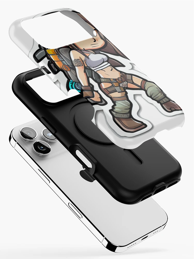 Thumbnail 2 of 4, iPhone Case, Lara Croft cartoon Style designed and sold by PythonBase.