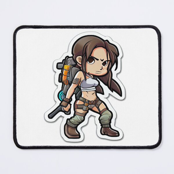 Item preview, Lara Croft cartoon Style designed and sold by PythonBase.