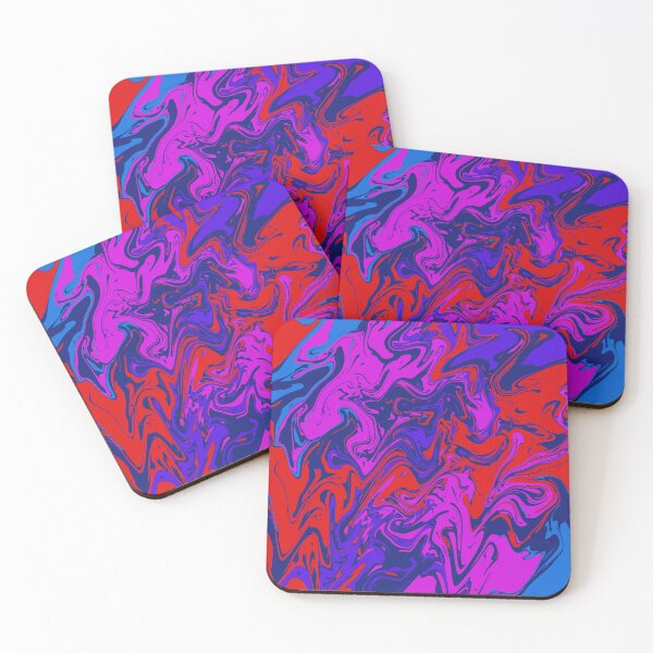 Item preview, Purple red pink blue abstract designed and sold by awsomepatterns.