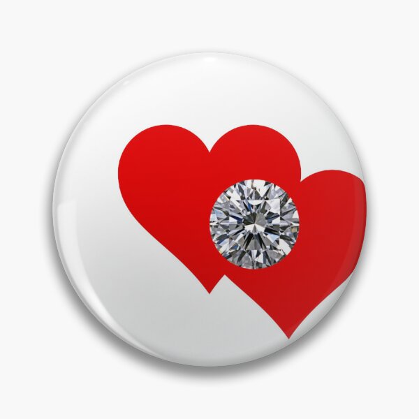 Item preview, Dazzle with a Diamond Heart Sticker | Redbubble designed and sold by inkbymuntaha.