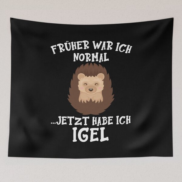 Item preview, Früher War Ich Normal Jetzt Habe Ich Igel Geschenk Igel designed and sold by Lenny Stahl.