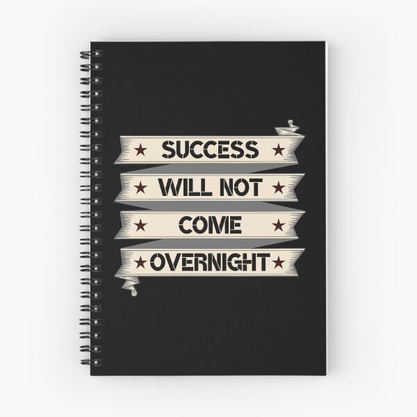 Item preview, Success will not come overnight t-shirt - Redbubble designed and sold by bluehatgraphics.