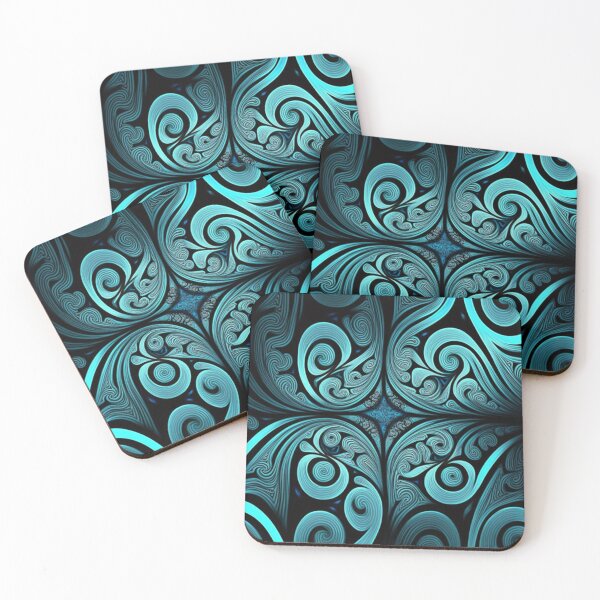 Item preview, blue and black abstract design designed and sold by warzin.