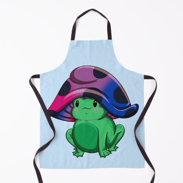 Item preview, Elliot the Toadstool Frog (Bisexual Pride V2) designed and sold by Fritzyfluff.