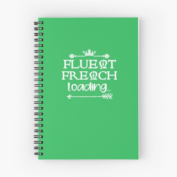 Item preview, Fluent French Loading White Text Premium designed and sold by EdythAbbott.