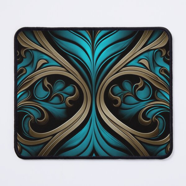 Artikelvorschau, gold,blue and black abstract design entworfen und verkauft von warzin.