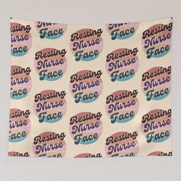 Item preview, Resting Nurse Face | Retro Vintage Nurse | Healthcare Workers | Resting Nursing Face designed and sold by DesignsRN.