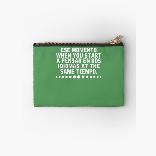 Item preview, Funny Ese Momento When You Start A Pensar En Dos Idiomas at the Same Tiempo designed and sold by EdythAbbott.