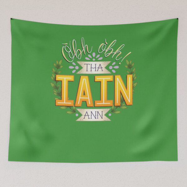 Item preview, Funny Iain Scottish Gaelic illustration designed and sold by EdythAbbott.