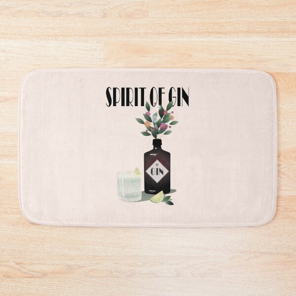 Item preview, Gin Illustration | Gin Bottle with Flowers | For Gin Lovers designed and sold by Space Sense.