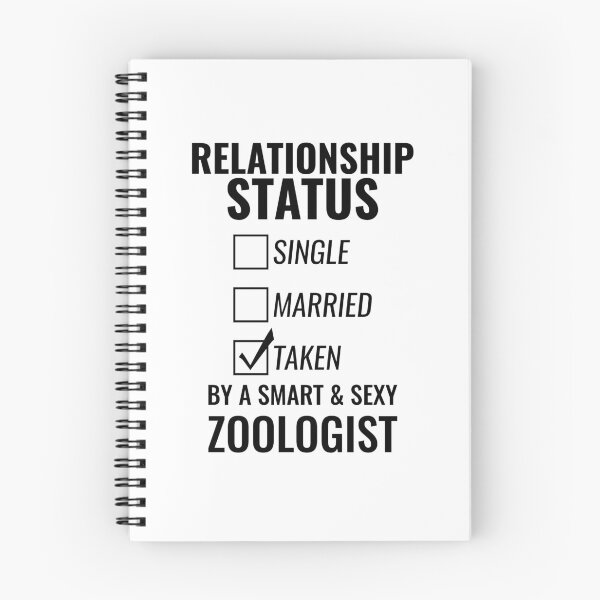 Item preview, Relationship Status Single Married Taken by a Smart and Sexy zoologist tshirt designed and sold by nabla.