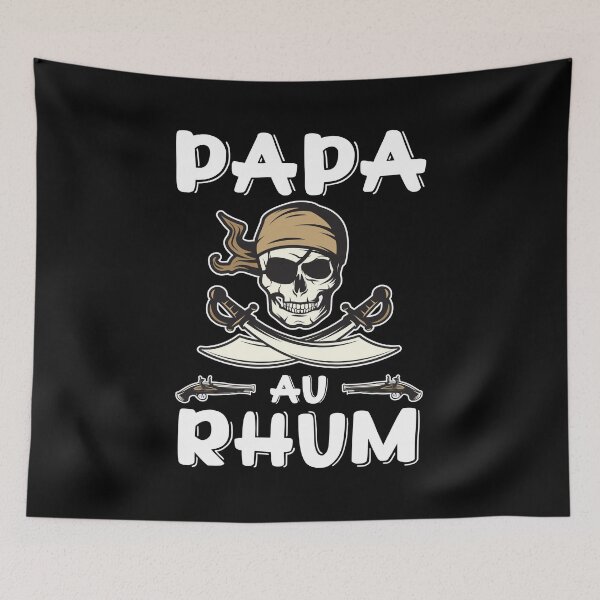 Item preview, Papa Au Rhum Pirate Cadeau de la Fête des Pères  designed and sold by Lenny Stahl.