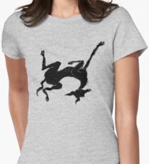 sleeping italian greyhound Women's Fitted T-Shirt