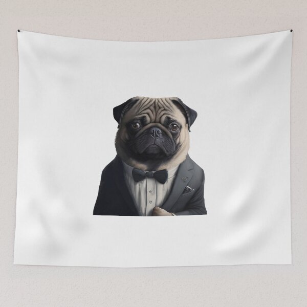 Item preview, dog ina a suit designed and sold by The Enthousiaste.