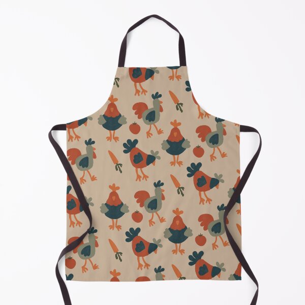 Item preview, Chicken Carrot Tomato Pattern designed and sold by cnye-design.