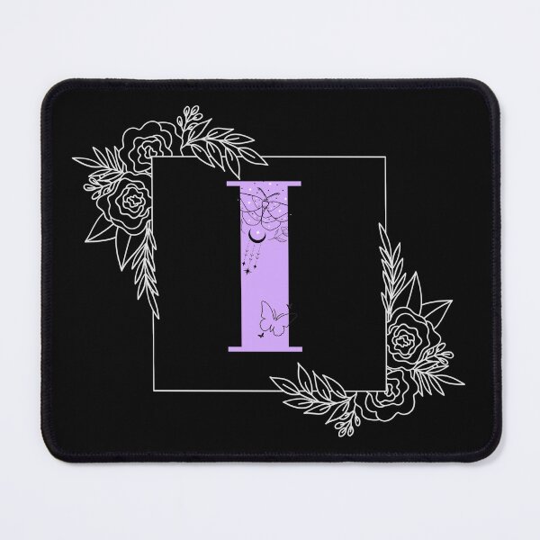 Item preview, Purple Floral Butterfly Custom Monogram - Letter I designed and sold by Neuroma Design.