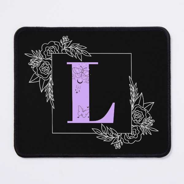 Item preview, Purple Floral Butterfly Custom Monogram - Letter L designed and sold by Neuroma Design.