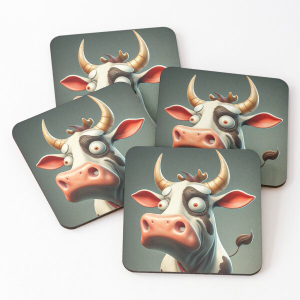 Item preview, Caricature of a cow designed and sold by Dimitri Haeck.