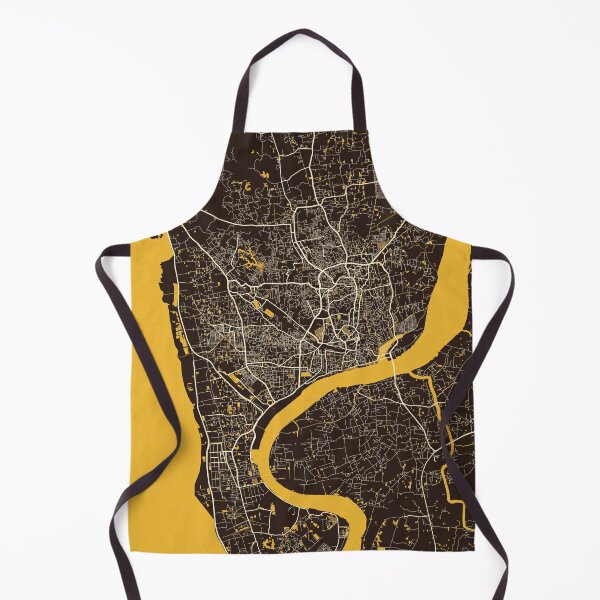 Item preview, Chittagong City Map of Bengal, Bangladesh - Pastel designed and sold by deMAP.
