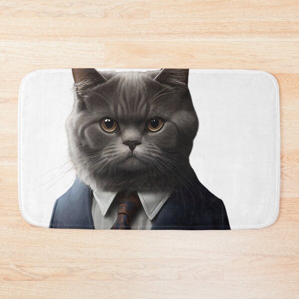 Item preview, cat in a suit designed and sold by The Enthousiaste.