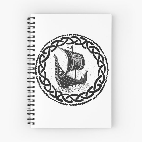 Item preview, Viking Symbols Ship Designe designed and sold by NordicQuotes.