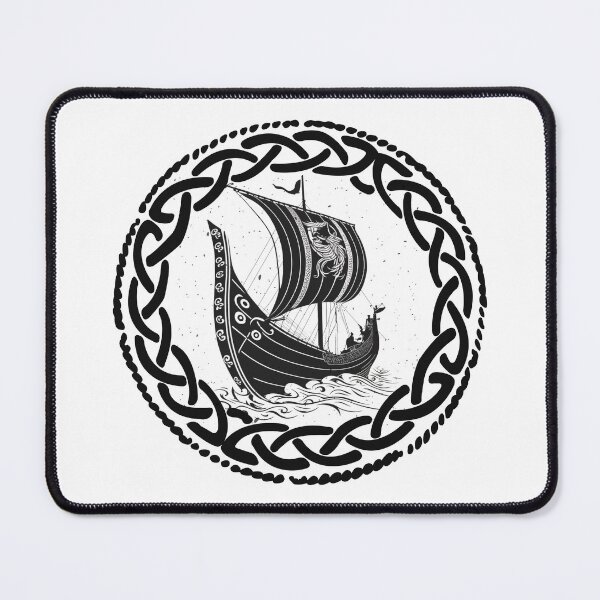 Item preview, Viking Symbols Ship Designe designed and sold by NordicQuotes.