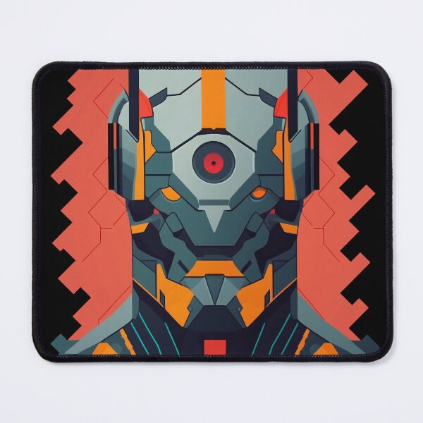 Item preview, robotic soldier head android  designed and sold by Gaviani Design Studio.