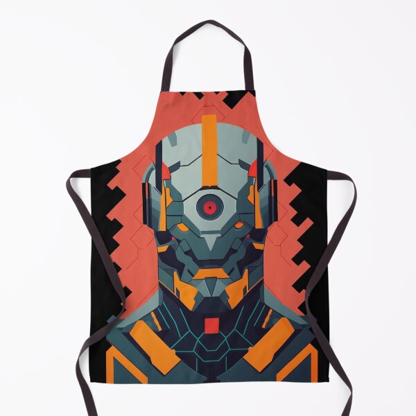 Item preview, robotic soldier head android  designed and sold by Gaviani Design Studio.