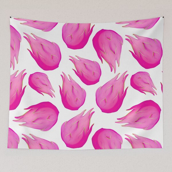 Item preview, Tropical watercolor dragon fruit, pitaya. designed and sold by Nattalu.