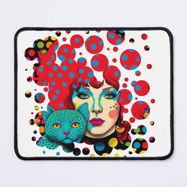 Item preview, Girl & cat designed and sold by Gaviani Design Studio.