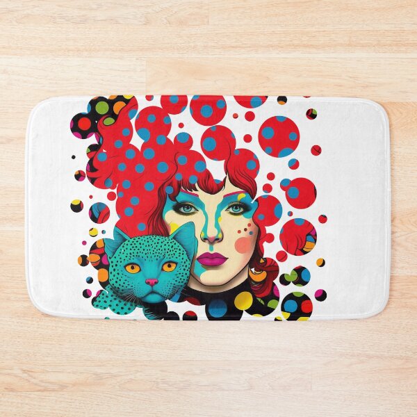 Item preview, Girl & cat designed and sold by Gaviani Design Studio.