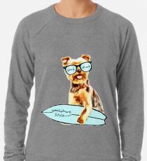 mon Yorkie Ramen chien Lightweight Sweatshirt