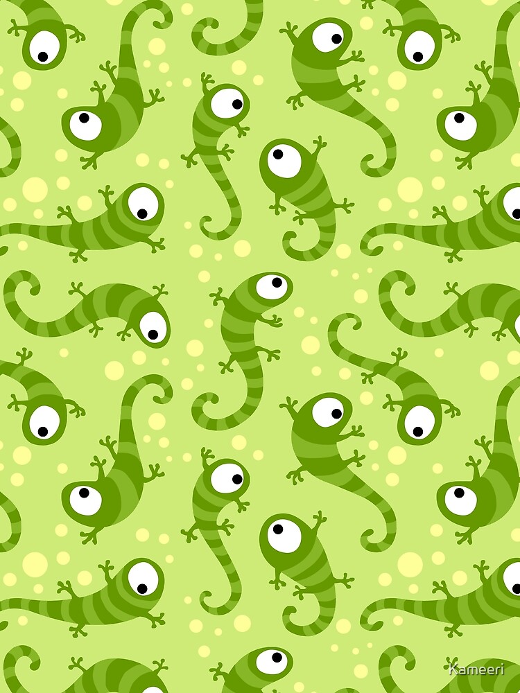 Crazy Gecko Green by Kameeri