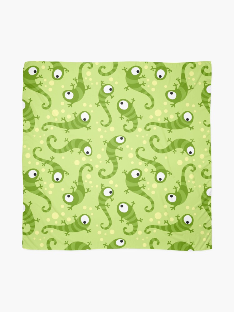 Alternate view of Crazy Gecko Green Scarf