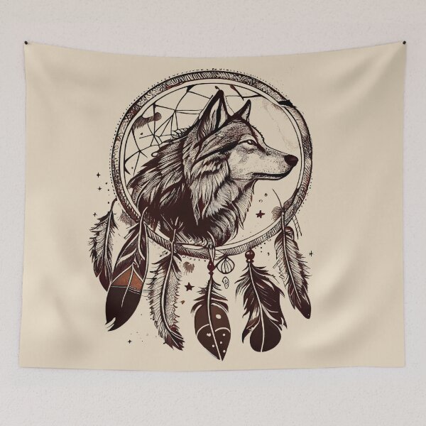 Item preview, Native american tattoo feather designed and sold by TourDePassion.