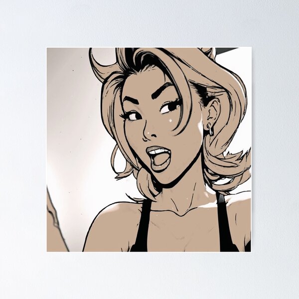 Item preview, Beautiful asian women comic art, manga art design designed and sold by Abdullah6251.